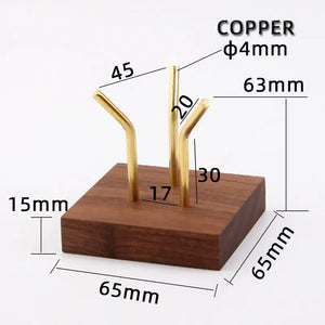 Wooden Crystal Display Stand