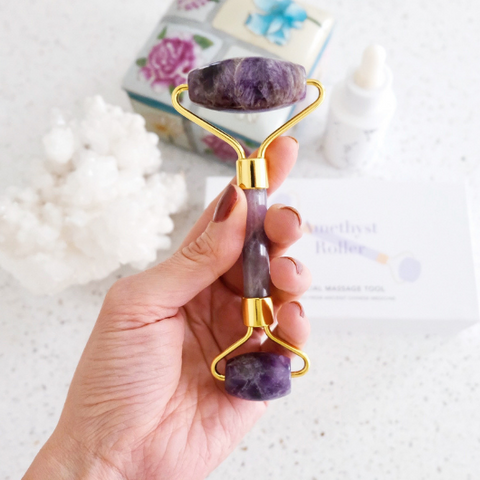How to Use A Facial Roller by Goddess Provisions
