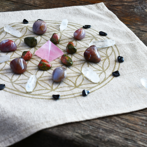 Manifesting our Intentions with Crystal Grids Goddess Provisions