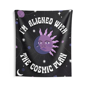 I'm Aligned With the Cosmic Plan Tapestry | Goddess Provisions