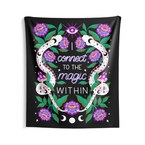 I Connect to the Magic Within Tapestry | Goddess Provisions