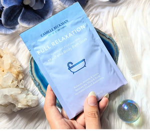 Full Relaxation Bath Soak by Camille Beckman available at Goddess Provisions.