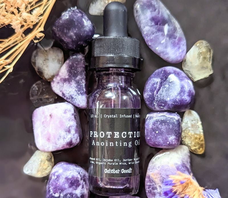 Prosperity & Protection Anointing Oil Duo October Occult Goddess