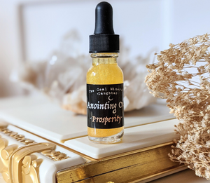 Prosperity & Protection Anointing Oil Duo by October Occult available at Goddess Provisions.
