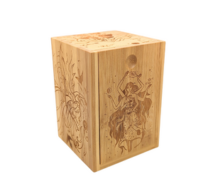 Elemental Goddesses Wooden Bamboo Altar Box available at Goddess Provisions