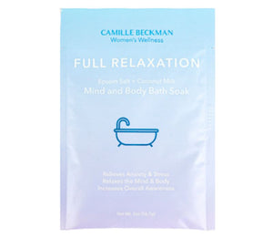 Full Relaxation Bath Soak by Camille Beckman available at Goddess Provisions.