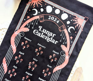 2024 Moon Calendar available at Goddess Provisions