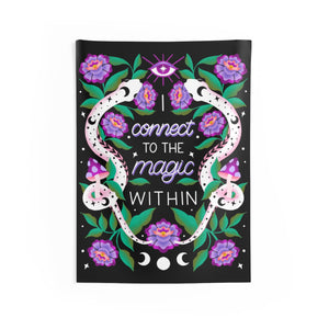 I Connect to the Magic Within Tapestry | Goddess Provisions