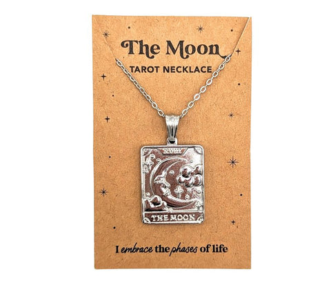 Tarot Moon Necklace available at Goddess Provisions
