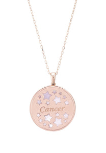 Cancer Mother Of Pearl Necklace