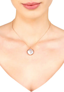 Cancer Mother Of Pearl Necklace