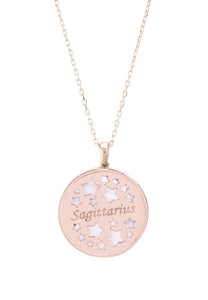 Sagittarius Mother Of Pearl Constellation Necklace