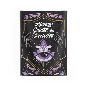 Always Guided & Protected Tapestry | Goddess Provisions