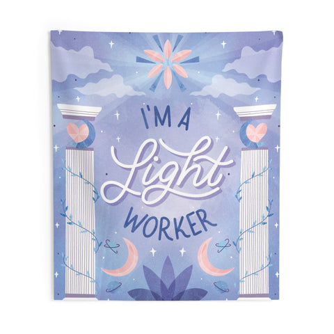 I'm a Light Worker Tapestry | Goddess Provisions