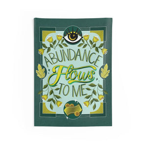 Abundance Flows to Me Tapestry | Goddess Provisions