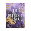 Rest to Refresh the Soul Velveteen Plush Blanket | Goddess Provisions