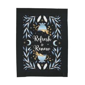 Refresh & Renew Velveteen Plush Blanket | Goddess Provisions