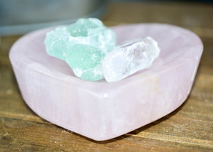 Rose Quartz Crystal Bowls