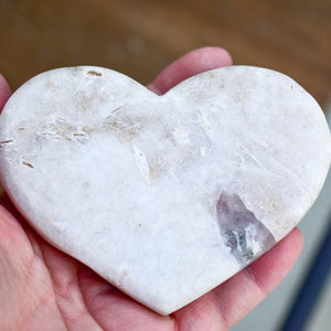 Pink Amethyst Heart Crystal