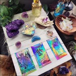 22-Pack Holographic Tarot Stickers