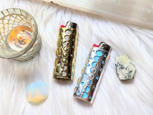 Silver-Plated Brass Ritual Lighter Cases | Goddess Provisions