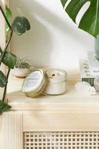 Organic Space Clearing Intention Candle