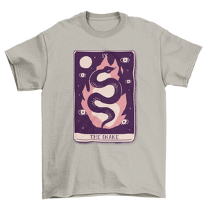 The Snake Tarot Card T-Shirt