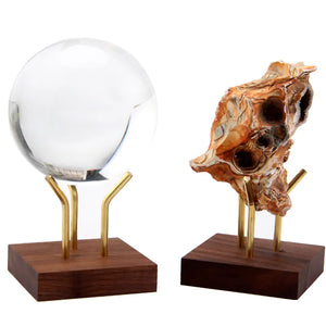 Wooden Crystal Display Stand