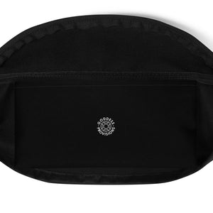 Black Crystal Moon Moth Belt Bag | Goddess Provisions
