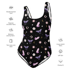 Crystal Moon Moth Swimsuit | Goddess Provisions