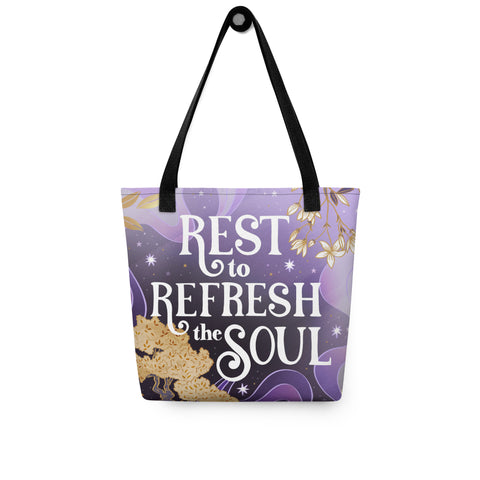 Rest to Refresh the Soul Tote Bag | Goddess Provisions