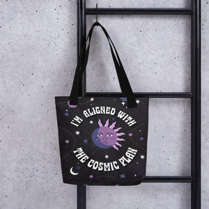 I'm Aligned With The Cosmic Plan Tote Bag | Goddess Provisions