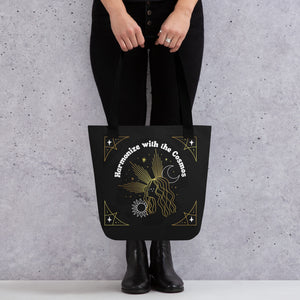 Harmonize With the Cosmos Tote Bag | Goddess Provisions