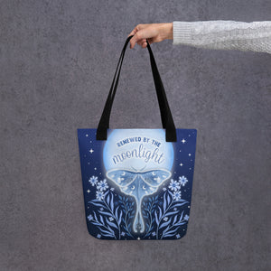Renewed By The Moonlight Tote Bag | Goddess Provisions