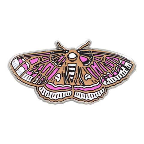 Moth Enamel Pin in 4 Colors