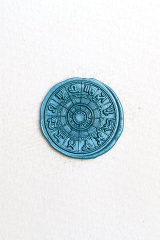 Zodiac Wheel Wax Seal Stamp Set
