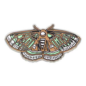 Moth Enamel Pin in 4 Colors