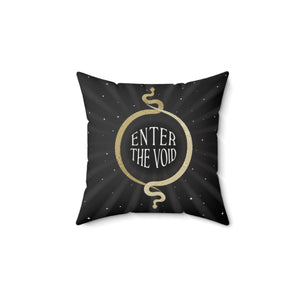 Enter the Void Vegan Suede Pillow