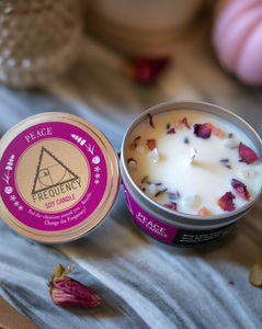 Peace Crystal Natural Soy Candle