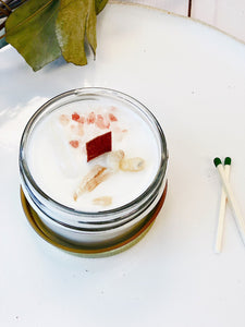 Organic Space Clearing Intention Candle