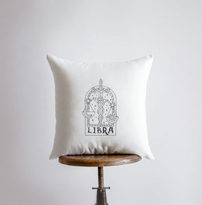 Libra Block Print Pillow
