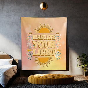 Radiate Your Light Tapestry