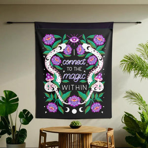 I Connect to the Magic Within Tapestry