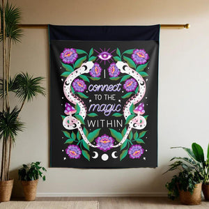 I Connect to the Magic Within Tapestry