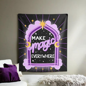 Make Magic Everywhere Tapestry | Goddess Provisions