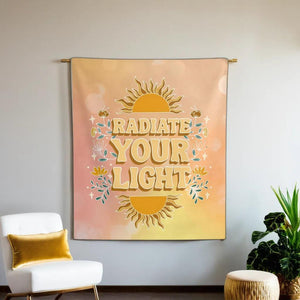 Radiate Your Light Tapestry