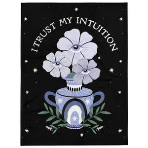 I Trust My Intuition Throw Blanket | Goddess Provisions