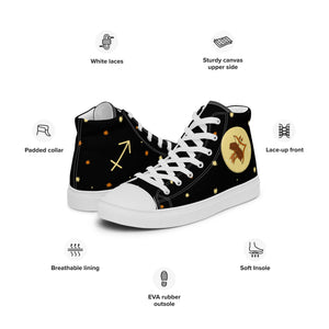 Sagittarius Hightop Sneakers | Goddess Provisions