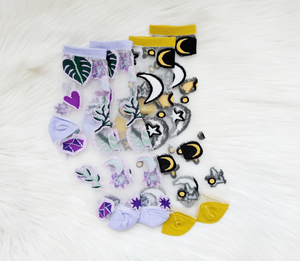 Embroidered Mesh Ankle Socks | Goddess Provisions
