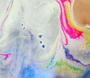 Rainbow Goddess Bath Bomb by Crystal Bar Soap available at Goddess Provisions